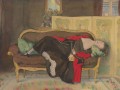 Señora tumbada en un diván Konstantin Somov